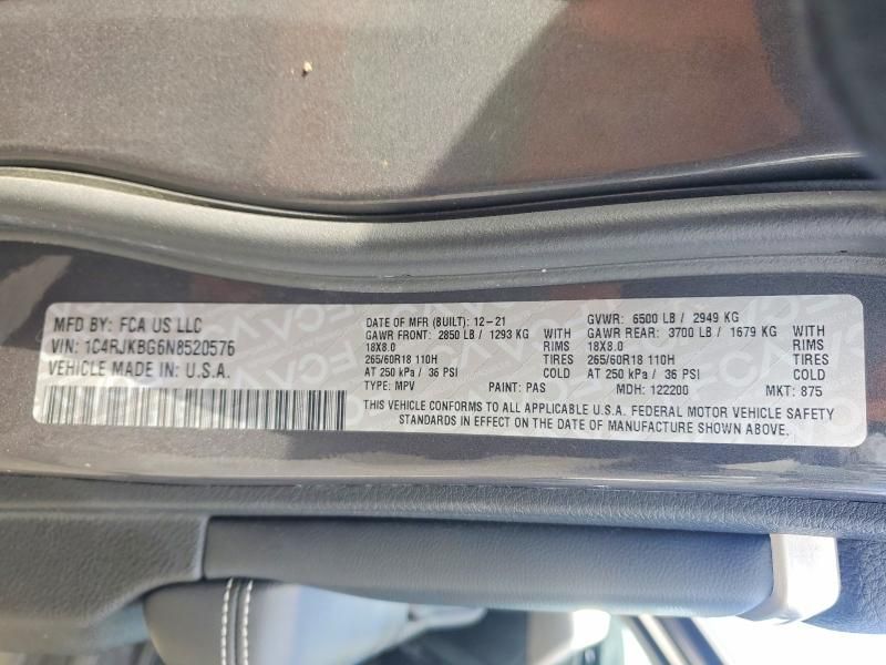 2022 Jeep Grand Cherokee l Limited