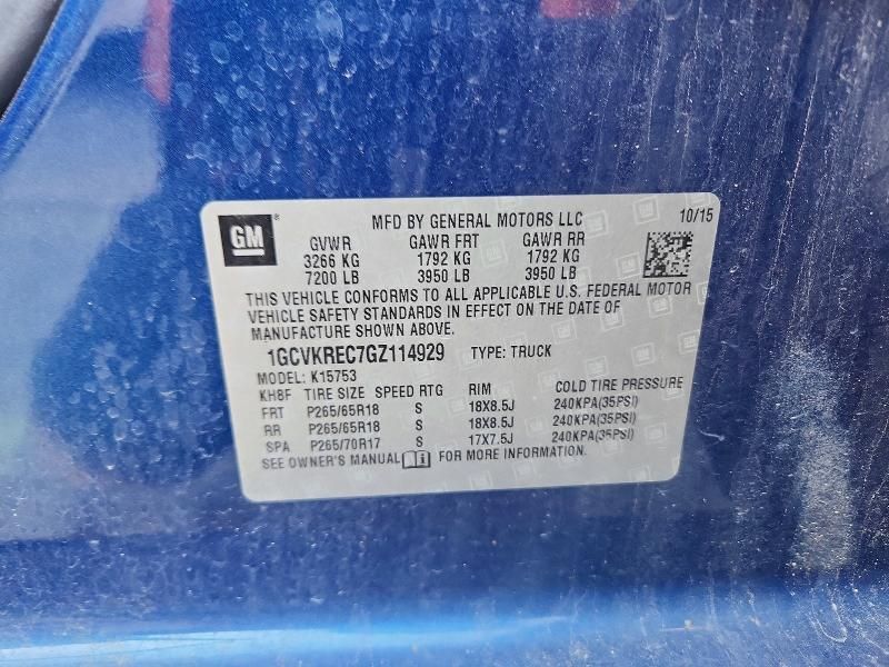 2016 Chevrolet Silverado K1500 LT