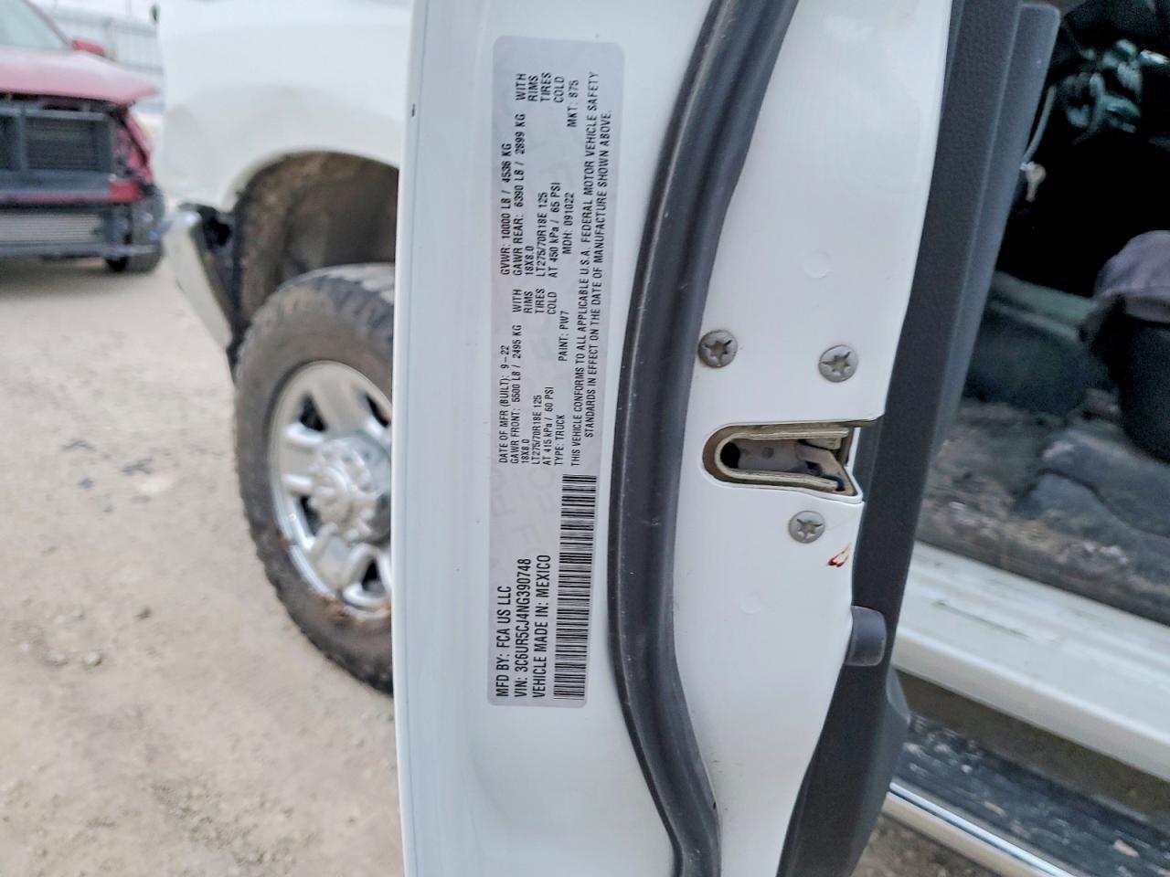 2022 Dodge RAM 2500 Flatbed Truck