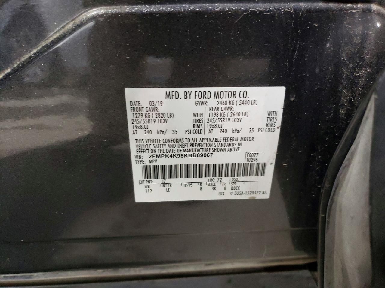 2019 Ford Edge Titanium