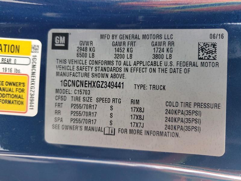 2016 Chevrolet Silverado C1500