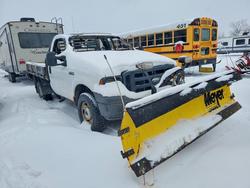 Salvage cars for sale from Copart Woodhaven, MI: 2006 Ford F350 Super Duty Flatbed Truck