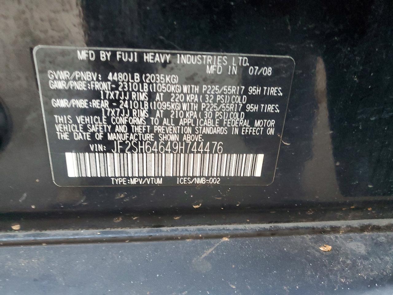2009 Subaru Forester 2.5x Limited
