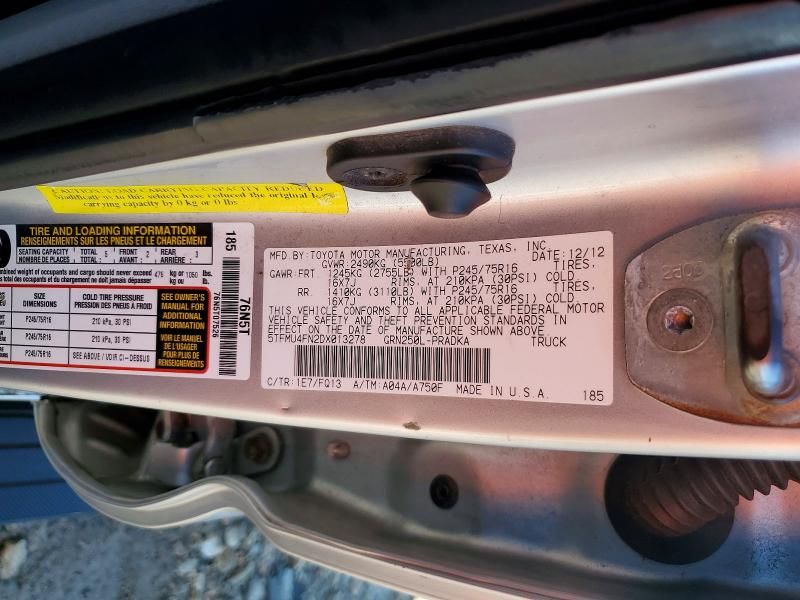 2013 Toyota Tacoma Double cab Long bed