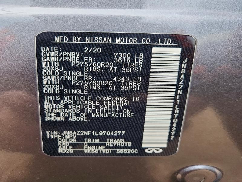 2020 Infiniti Qx80 Luxe