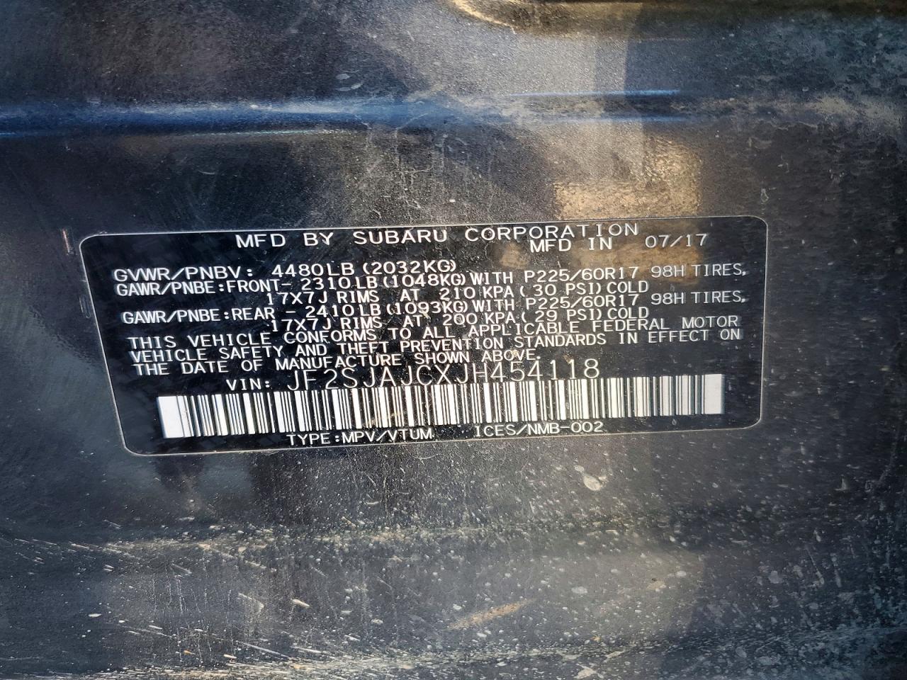 2018 Subaru Forester 2.5i Limited