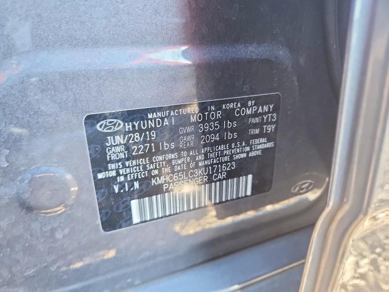 2019 Hyundai Ioniq Blue