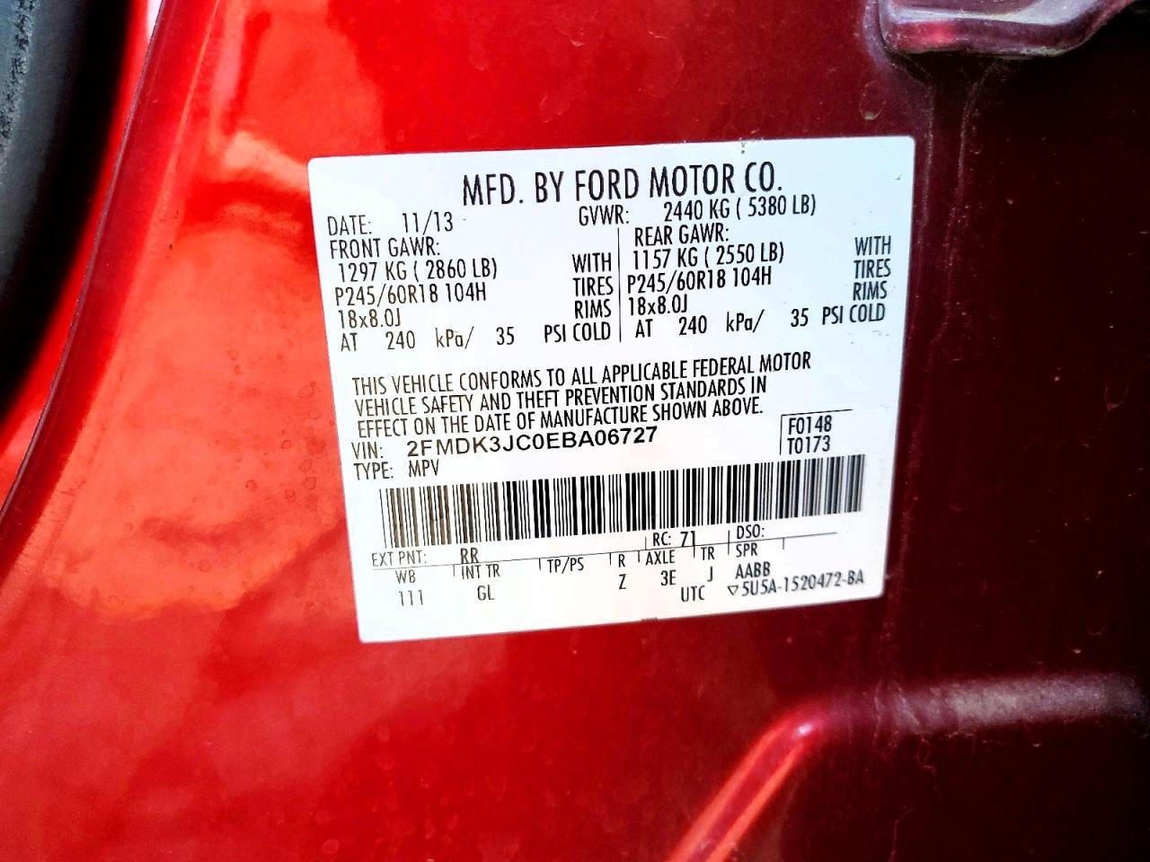 2014 Ford Edge sel