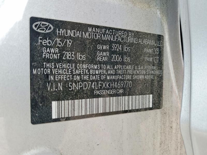 2019 Hyundai Elantra se