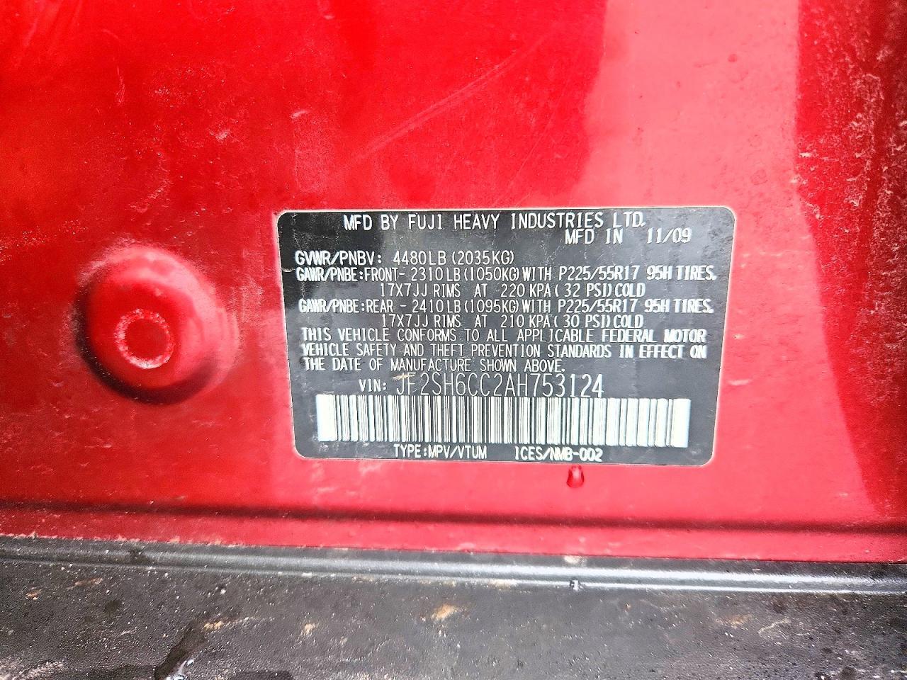 2010 Subaru Forester 2.5x Premium