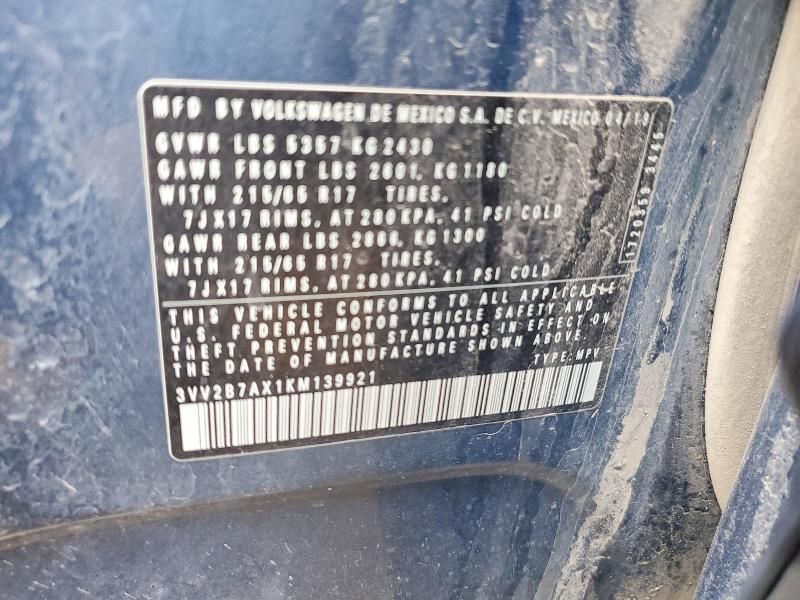 2019 Volkswagen Tiguan se