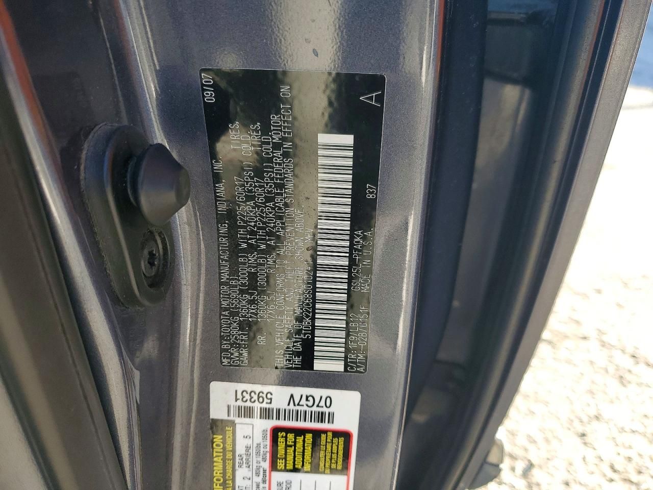 2008 Toyota Sienna xle