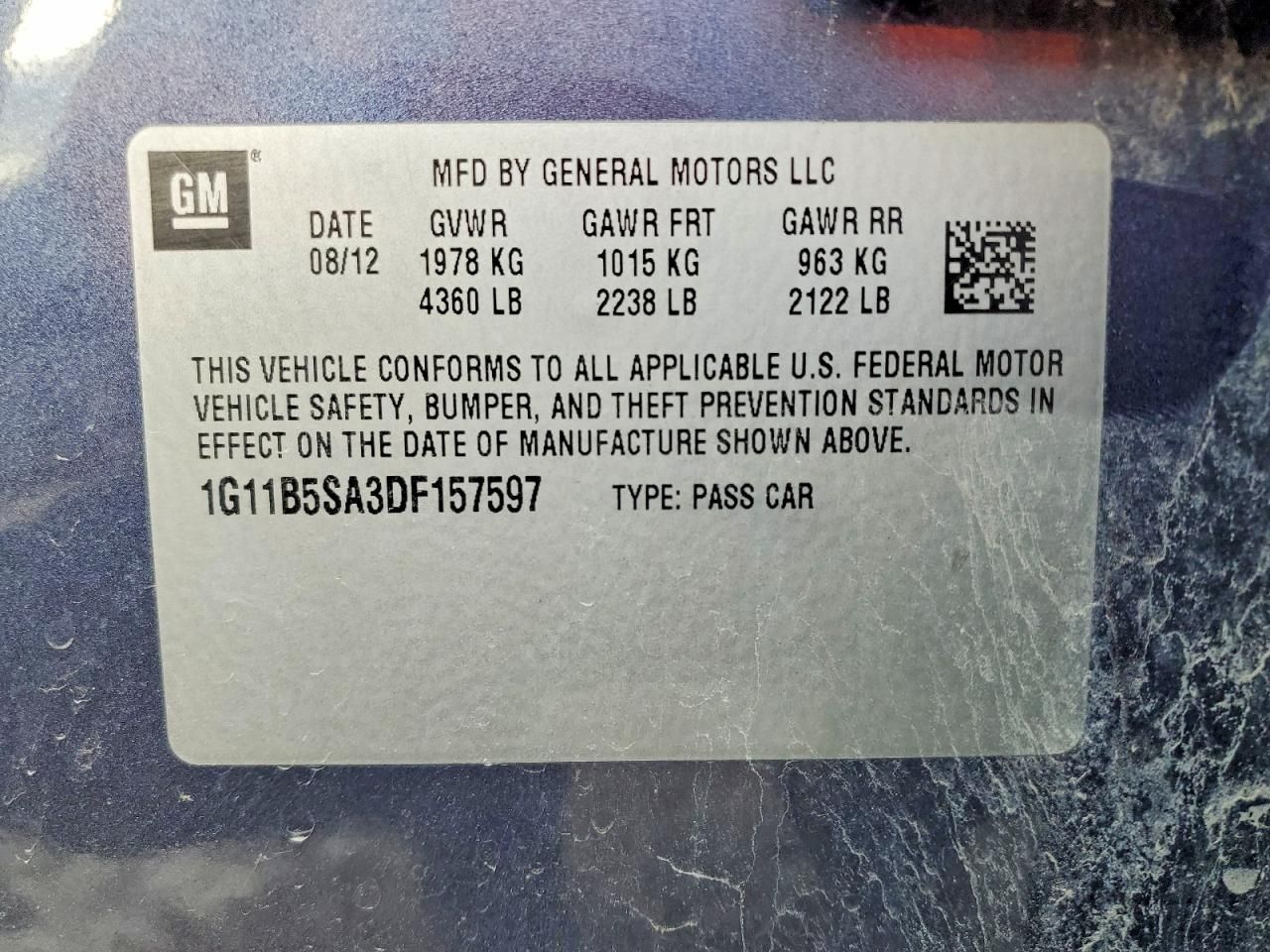 2013 Chevrolet Malibu ls