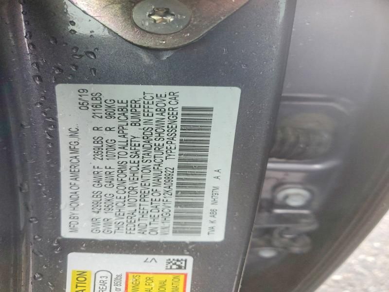 2019 Honda Accord lx