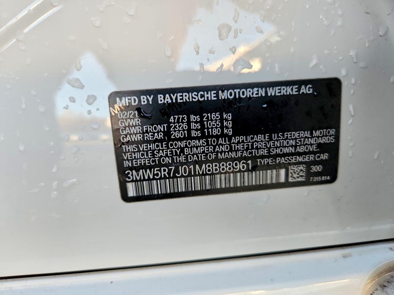 2021 BMW 330xi