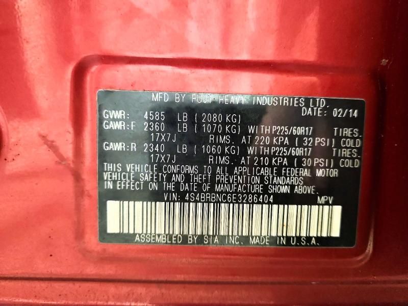 2014 Subaru Outback 2.5i Limited