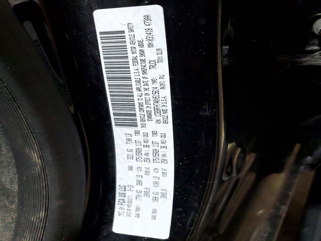 2019 Dodge Ram 1500 Limited