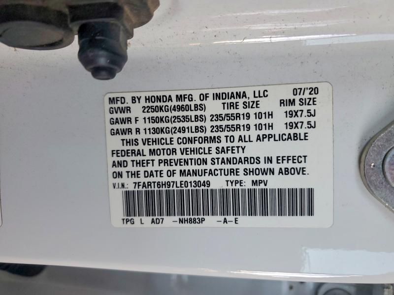 2020 Honda Cr-v Touring