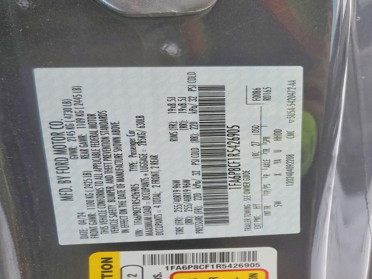 2024 Ford Mustang gt