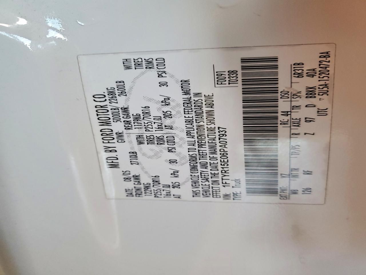 2006 Ford Ranger Super cab