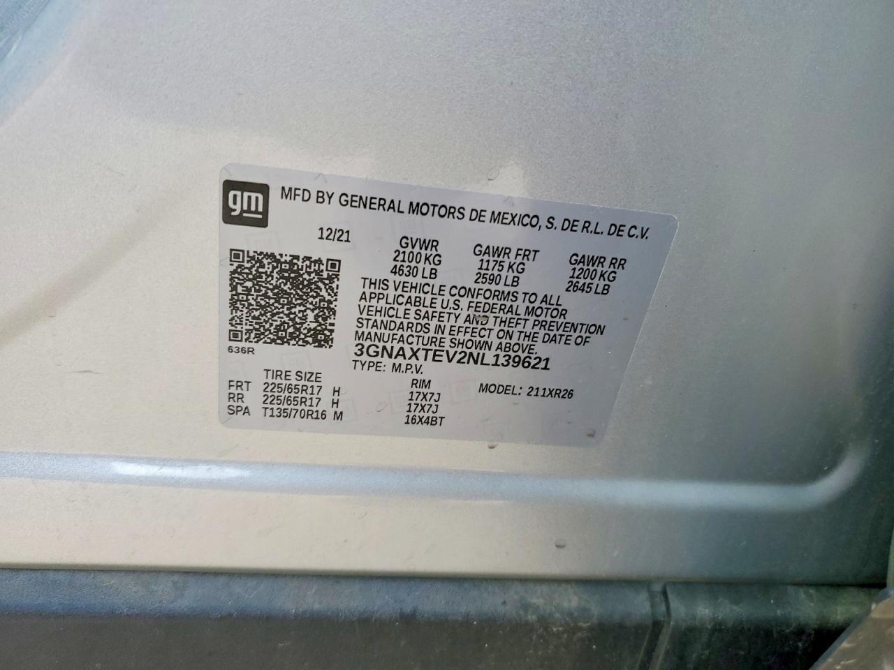 2022 Chevrolet Equinox lt
