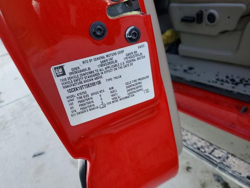 2003 Chevrolet Silverado K1500