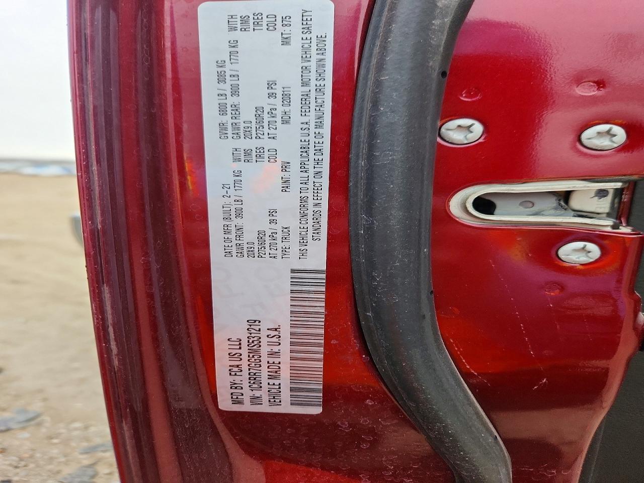 2021 Dodge Ram 1500 Classic slt