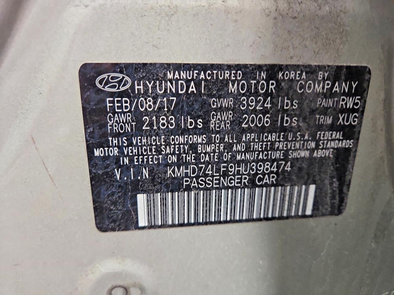 2017 Hyundai Elantra se