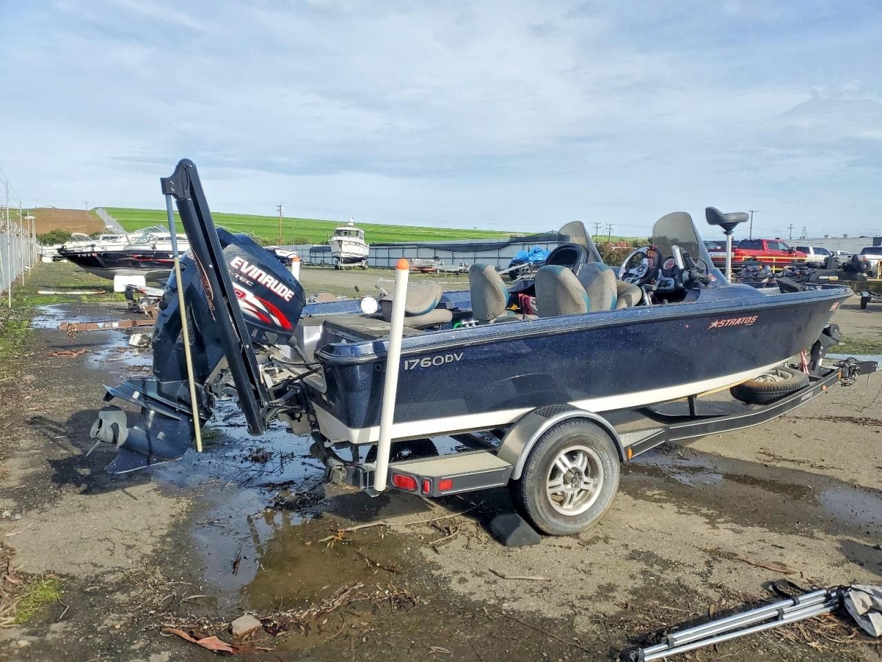 2012 Stratos Boat With Trailer