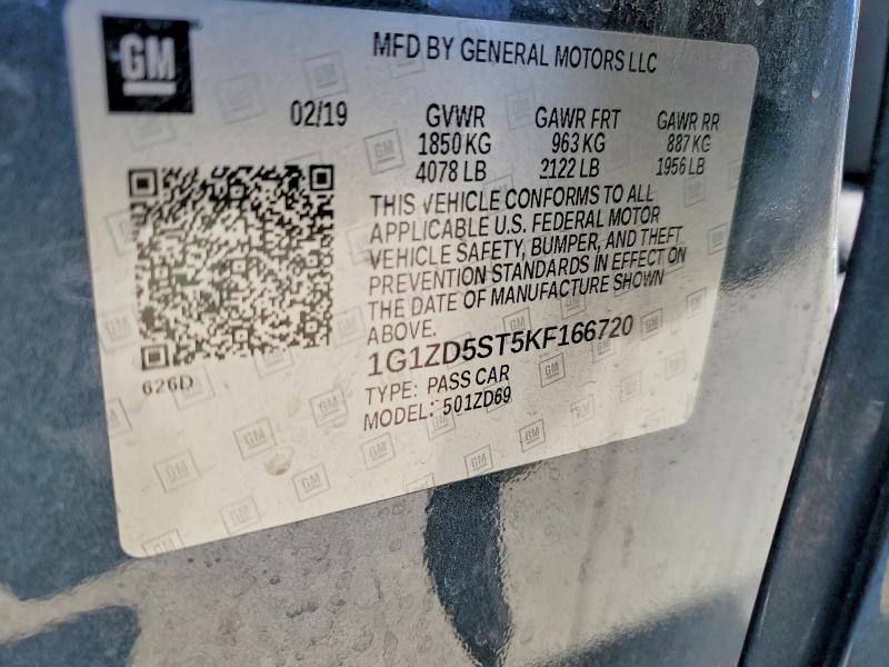2019 Chevrolet Malibu lt
