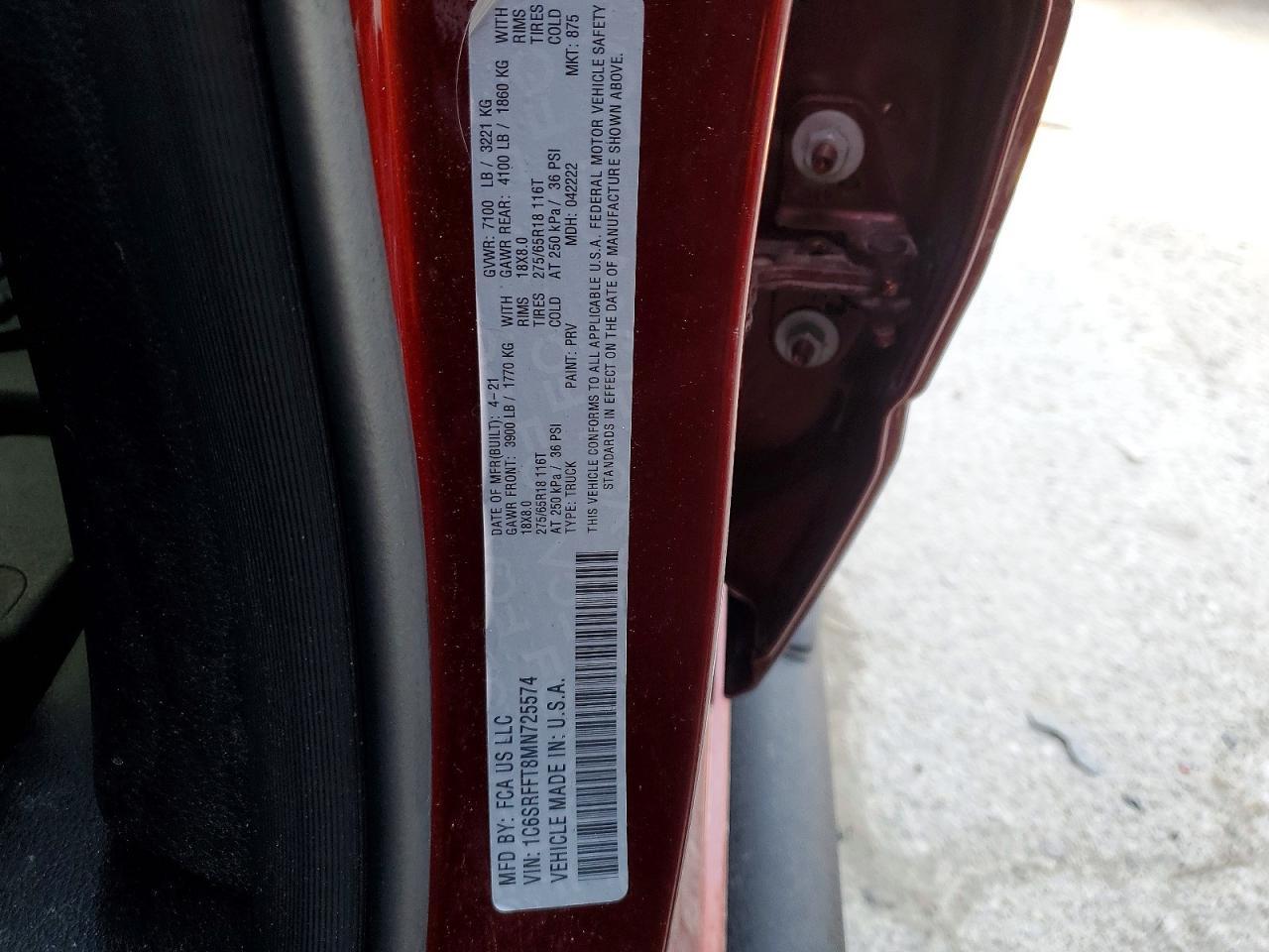 2021 Dodge Ram 1500 big Horn/lone Star