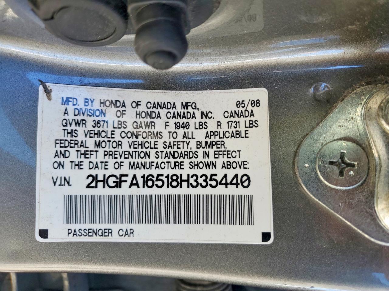 2008 Honda Civic lx