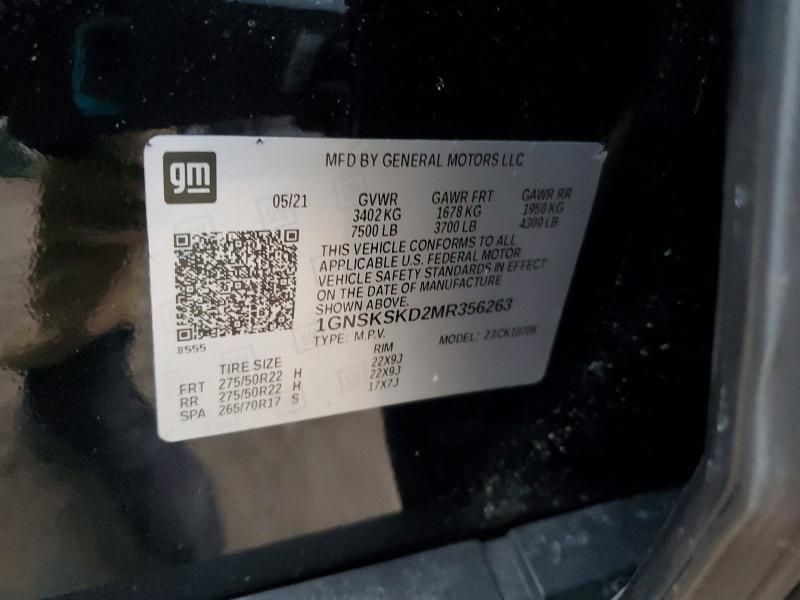 2021 Chevrolet Tahoe K1500 Premier