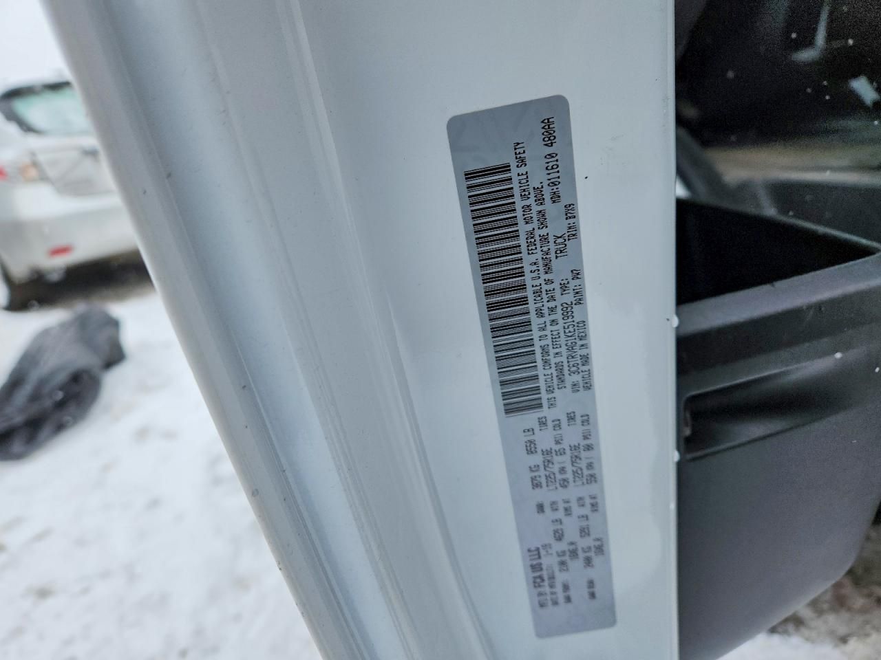 2019 Dodge RAM Promaster 1500 Delivery Van