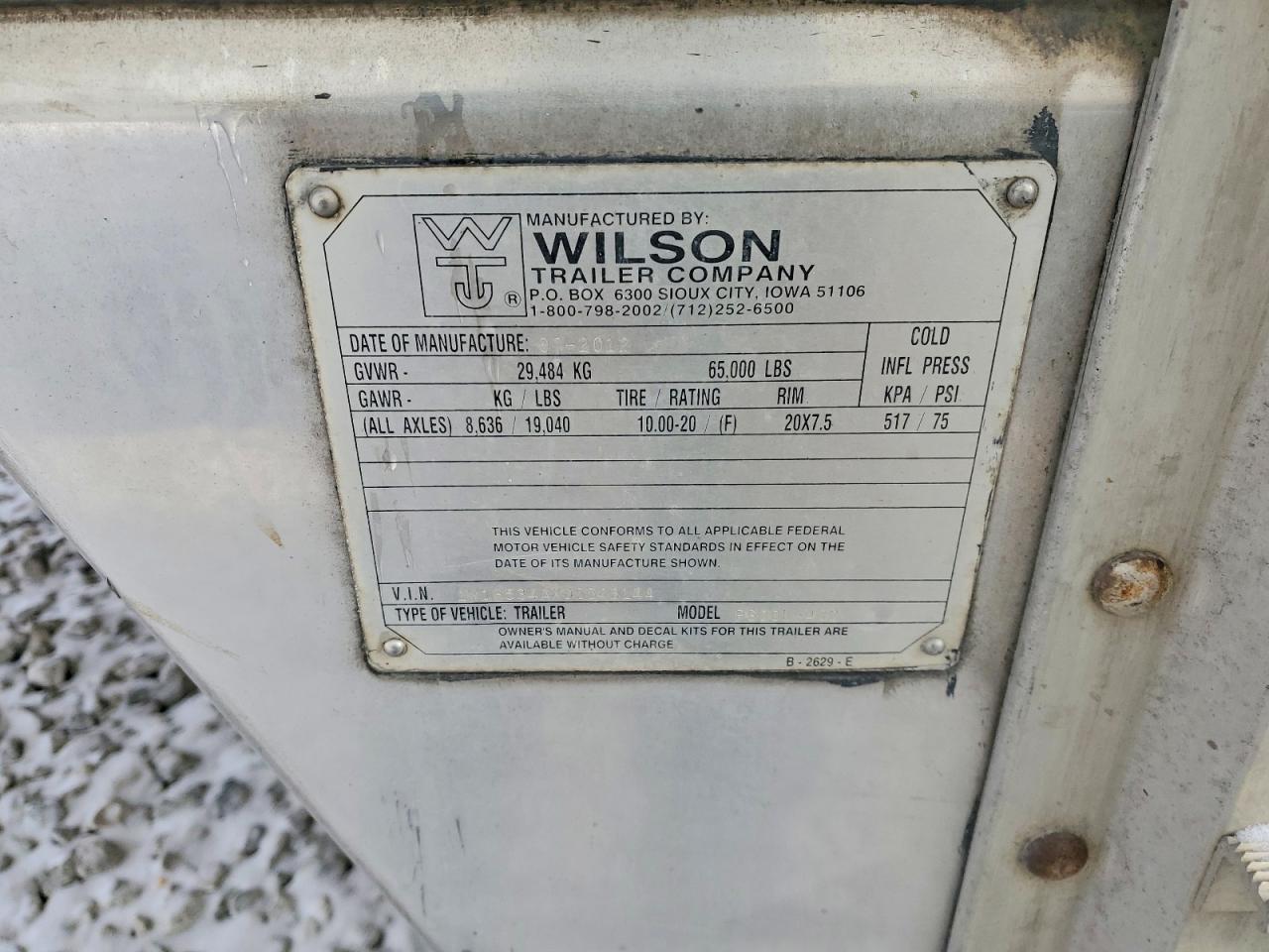 2013 Wilson Livestock