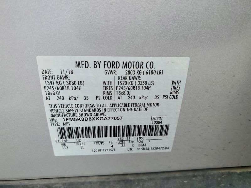 2019 Ford Explorer xlt