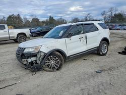 Ford Explorer salvage cars for sale: 2017 Ford Explorer xlt