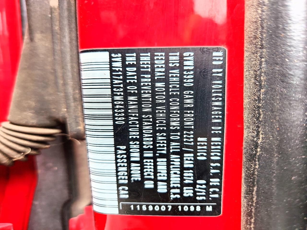 2015 Volkswagen Beetle 1.8t