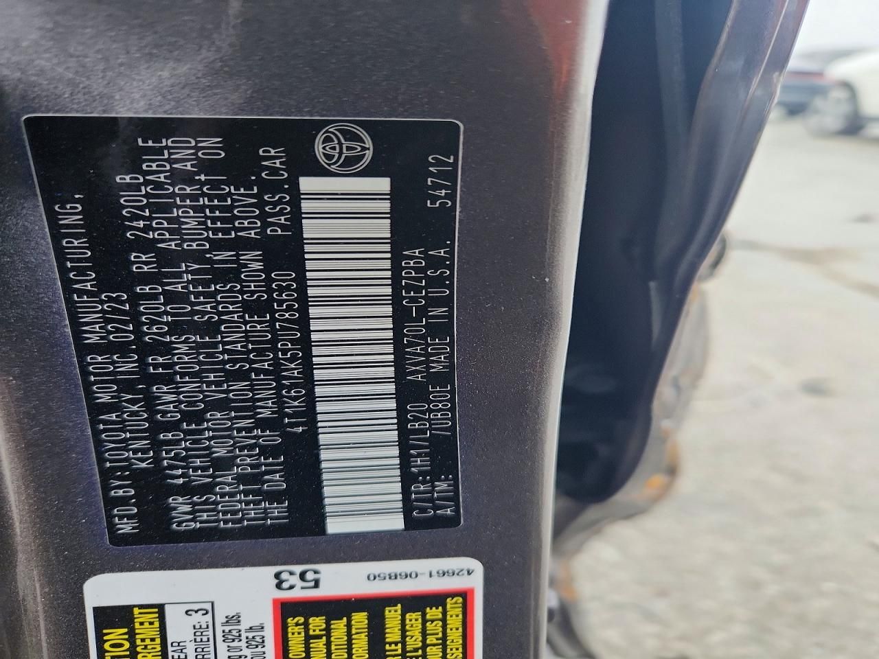 2023 Toyota Camry xse