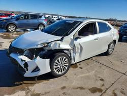 Toyota Corolla salvage cars for sale: 2017 Toyota Corolla le eco