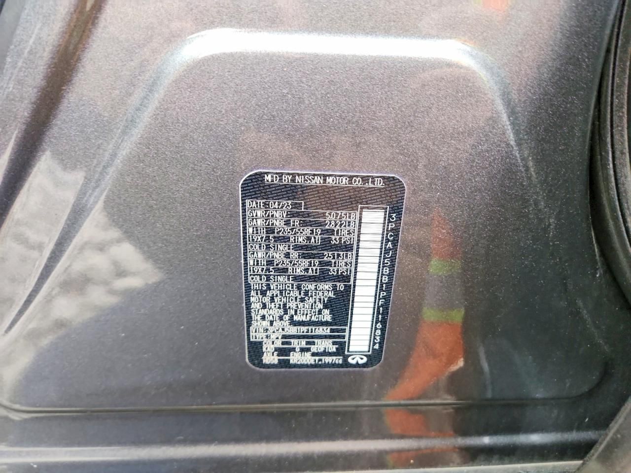 2023 Infiniti Qx50 Luxe