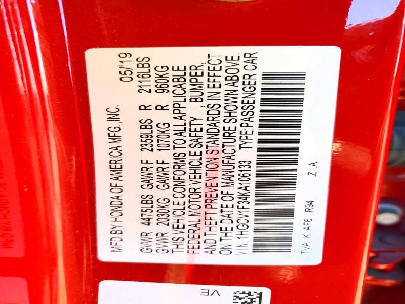 2019 Honda Accord Sport