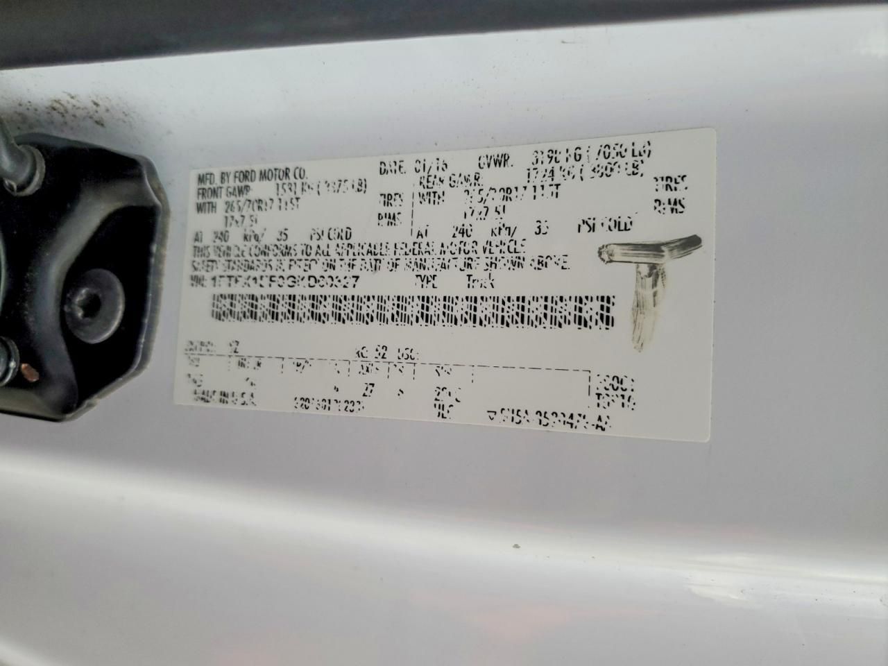 2016 Ford F150 Super Cab