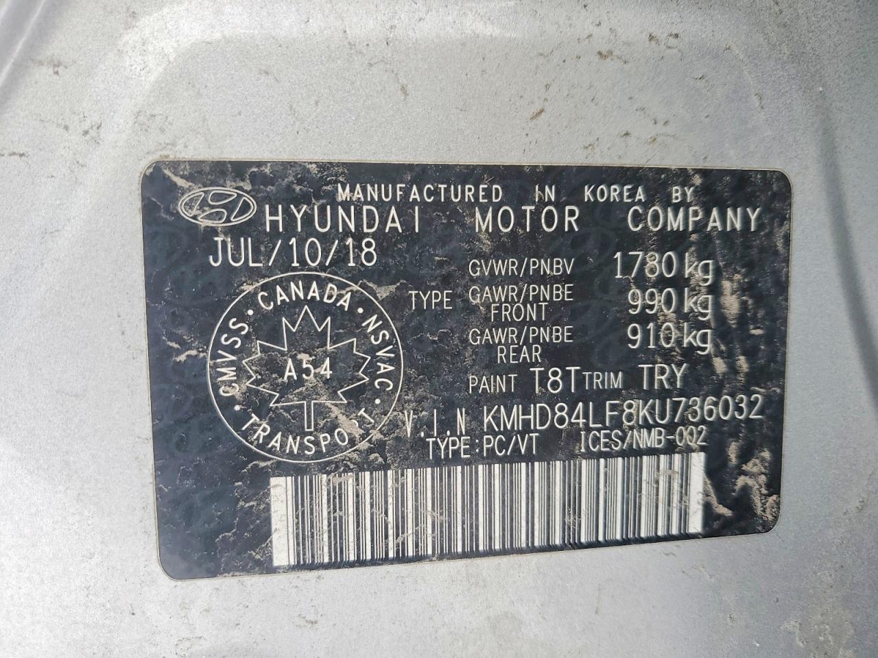 2019 Hyundai Elantra sel