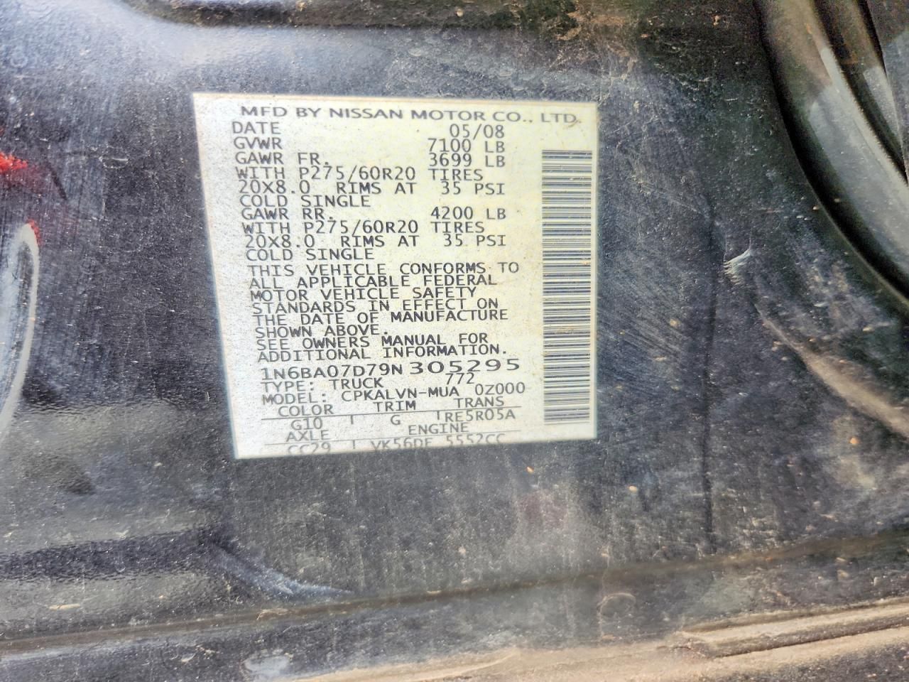 2009 Nissan Titan xe