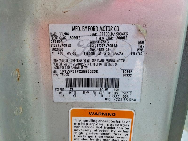 2005 Ford F350 srw Super Duty