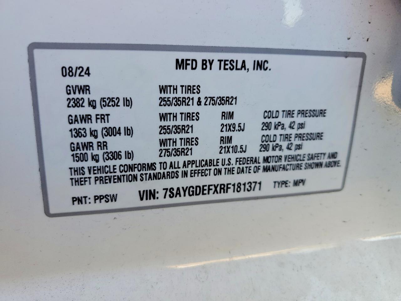 2024 Tesla Model y