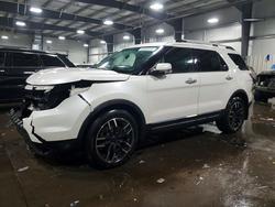 Salvage cars for sale from Copart Ham Lake, MN: 2013 Ford Explorer Limited