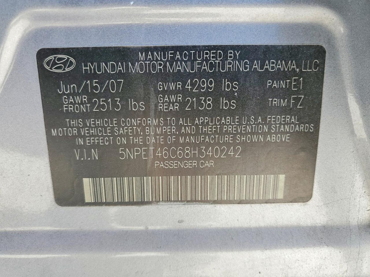 2008 Hyundai Sonata gls