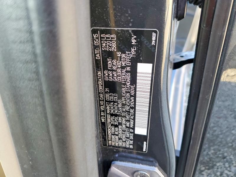 2016 Volvo Xc60 T5 Premier